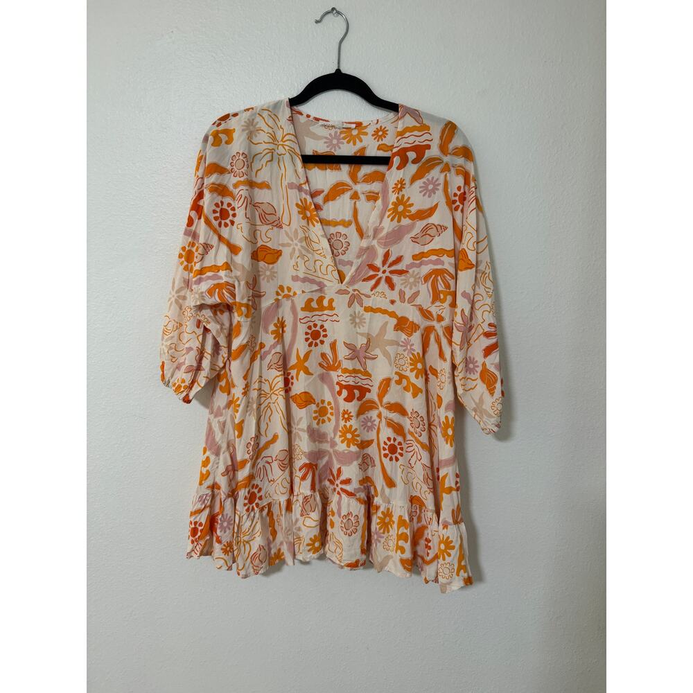 Label of Love Beachy Print Dress Medium